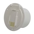 Superior Electric Round Electric Cable Hatch for 50 Amp Cord - White RVA1574